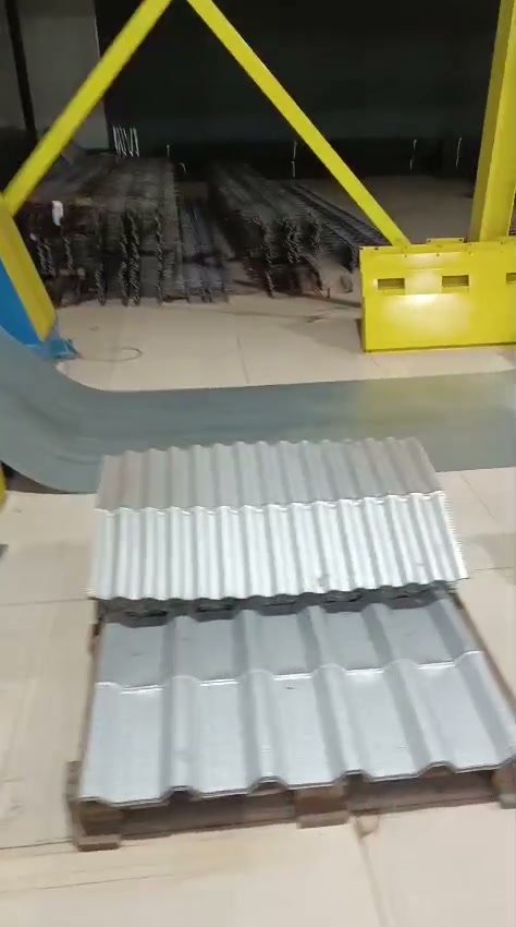 Telhas em exposição