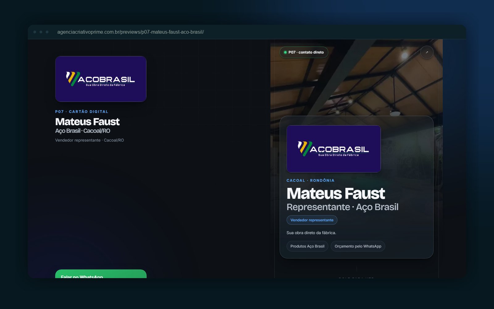 Aço Brasil — product catalog